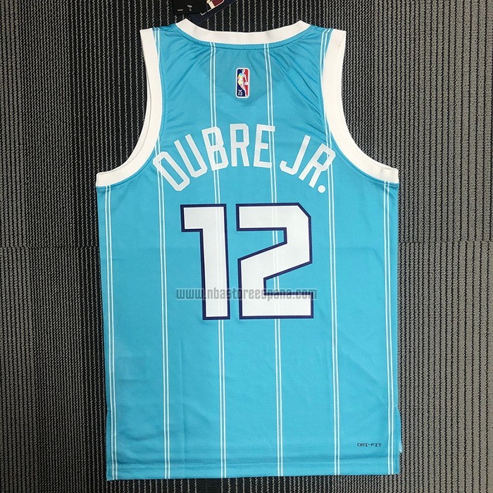 Camiseta Charlotte Hornets Kelly Oubre JR. NO 12 Icon 2020-21 Verde